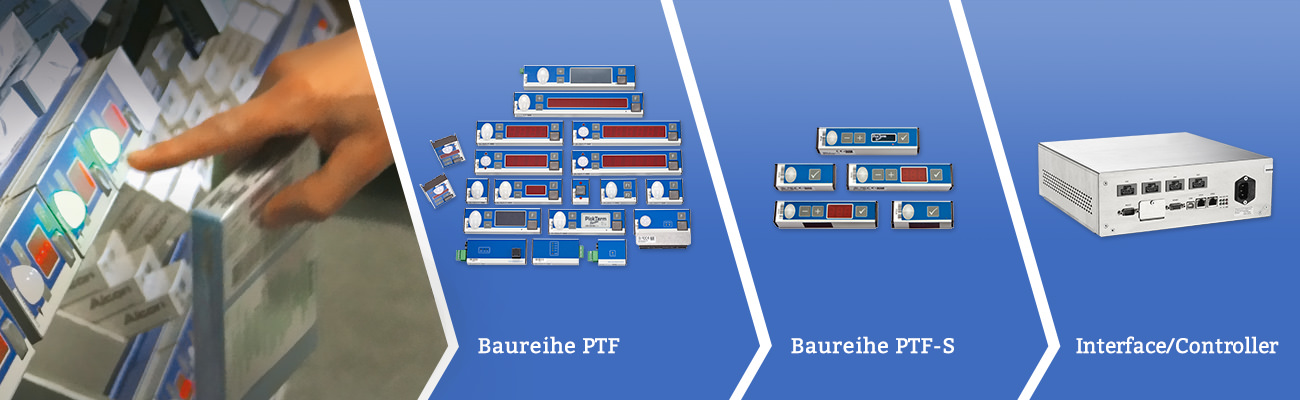 Das Pick-by-Light-System von KBS, die PickTerm Fachanzeigen