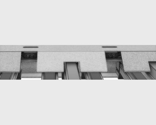 Carrier bus rail with protector cover