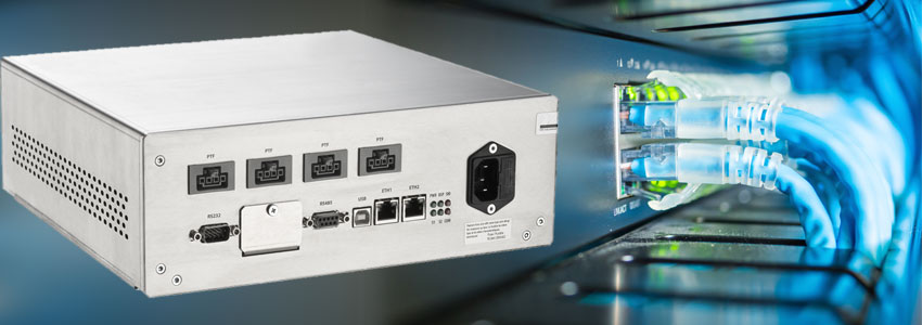 Pick to Light Controller PTF SUB3 features a modern Profinet interface for seamless PLC data exchange.